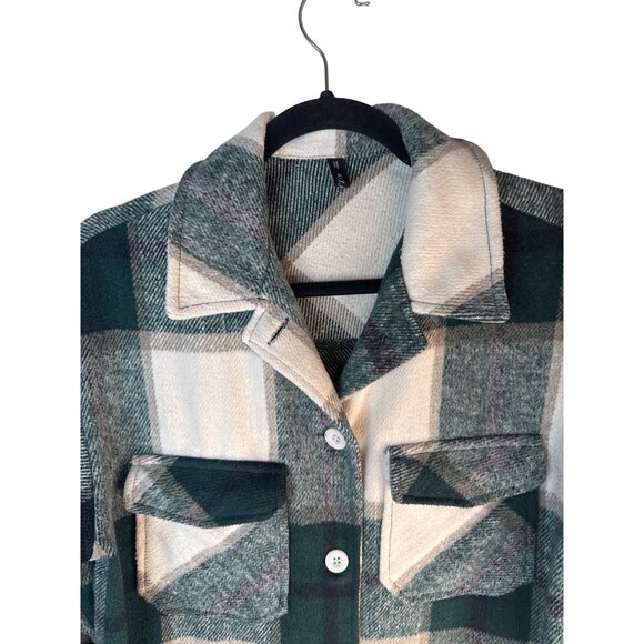 2/$30 Zaful Medium Womens Plaid Button-Up Jacket - Picture 9 of 13